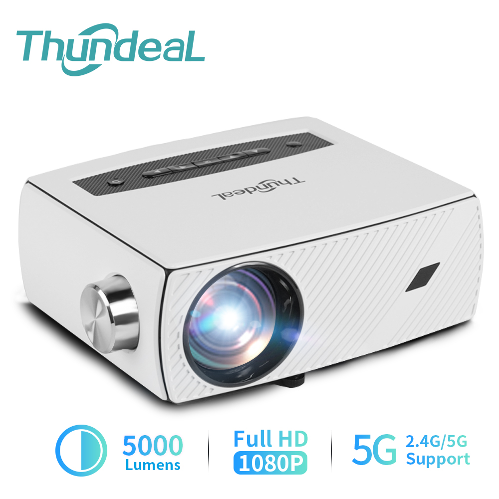 ThundeaL-YG430 와이파이 프로젝터 풀 HD 1920x1080P LED 와이파이 미니 프로젝터 3D TV 비디오, 스마트 폰 홈 시어터 휴대용 비머